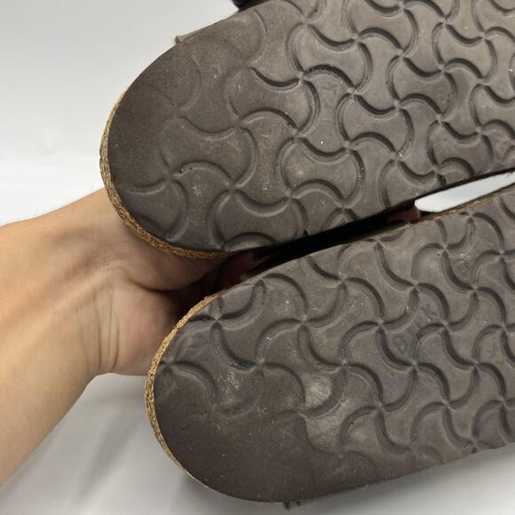 BIrkenstock Gizeh Birko Sandals Womens 8 Flor Flip Flop Brown Size 39 Germany - Picture 10 of 12